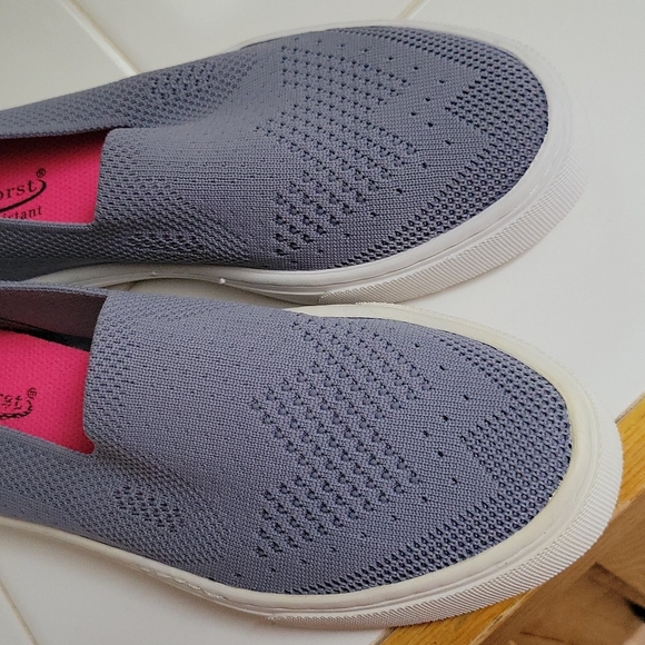 NEW Lilac Gray Laforst Slip On Woven Jazz Shoe w/ Slip Resistant Sole - Picture 12 of 12